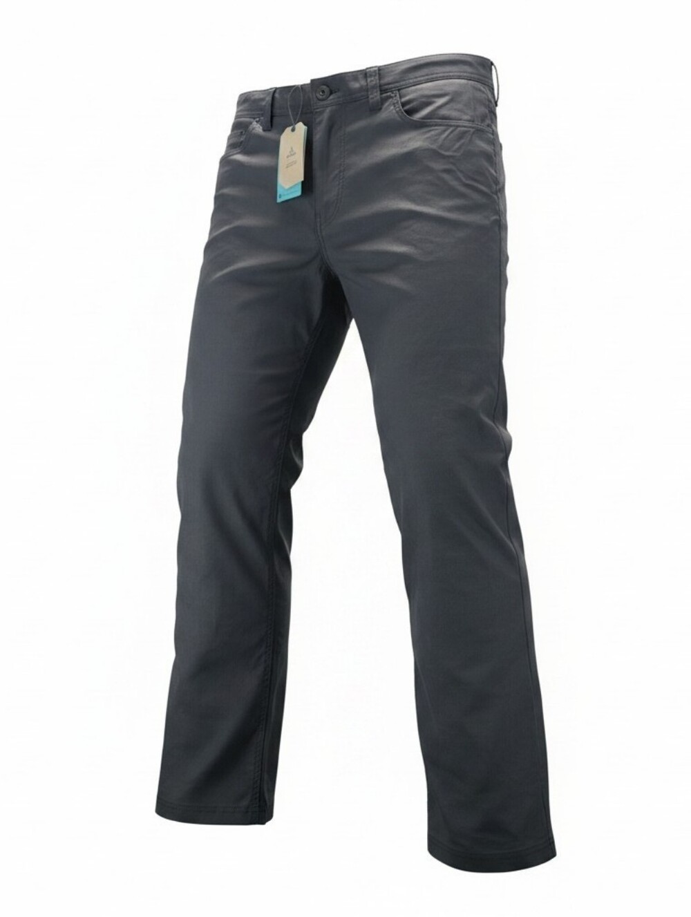 NEW Prana Brion Pants Straight Leg Men's 40x32 Standard Gray Nylon Stretch